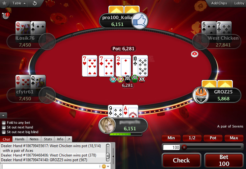 game bài poker mới Showtime Hold'em tại PokerStars